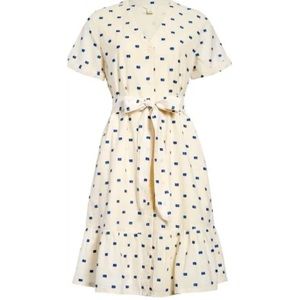 Caslon Clip Dot Shirtdress